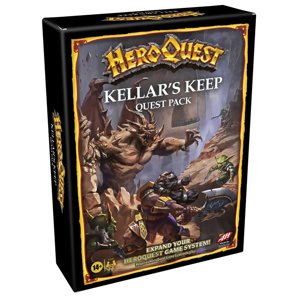 Hasbro HeroQuest Kellars Keep Expansion Pack Afbeelding 1