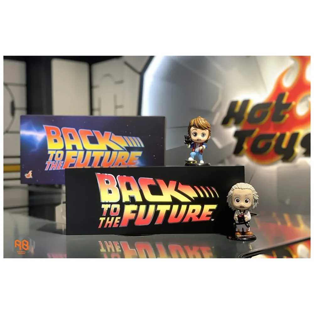 Hot Toys Back to the Future Logo Lightbox Afbeelding 1