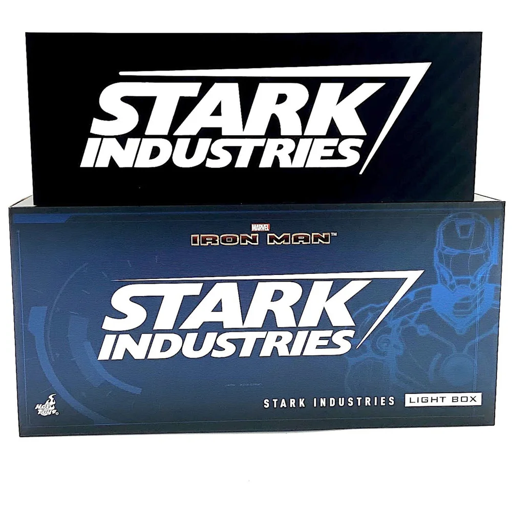 Hot Toys Stark Industries Logo Lightbox Afbeelding 1