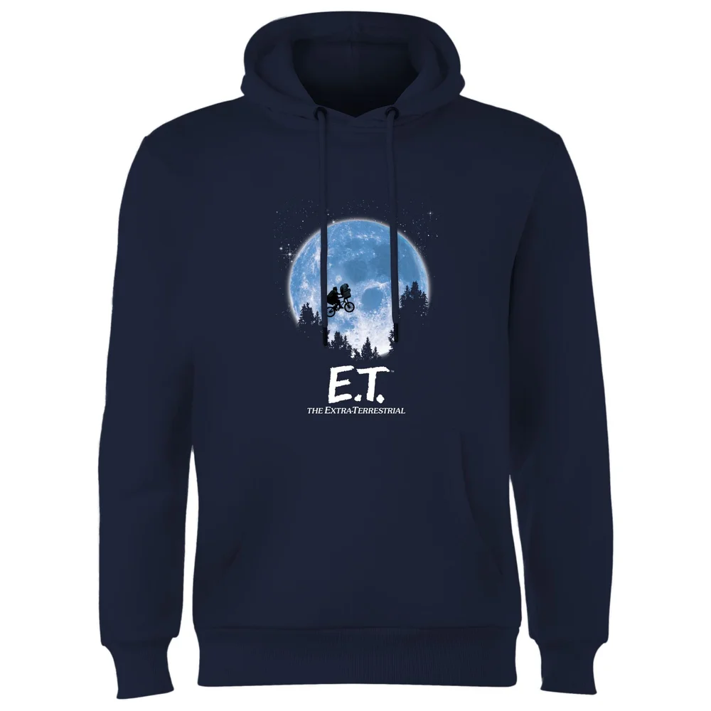 E.T. the Extra-Terrestrial Moon Silhouette Hoodie - Navy - S Afbeelding 1