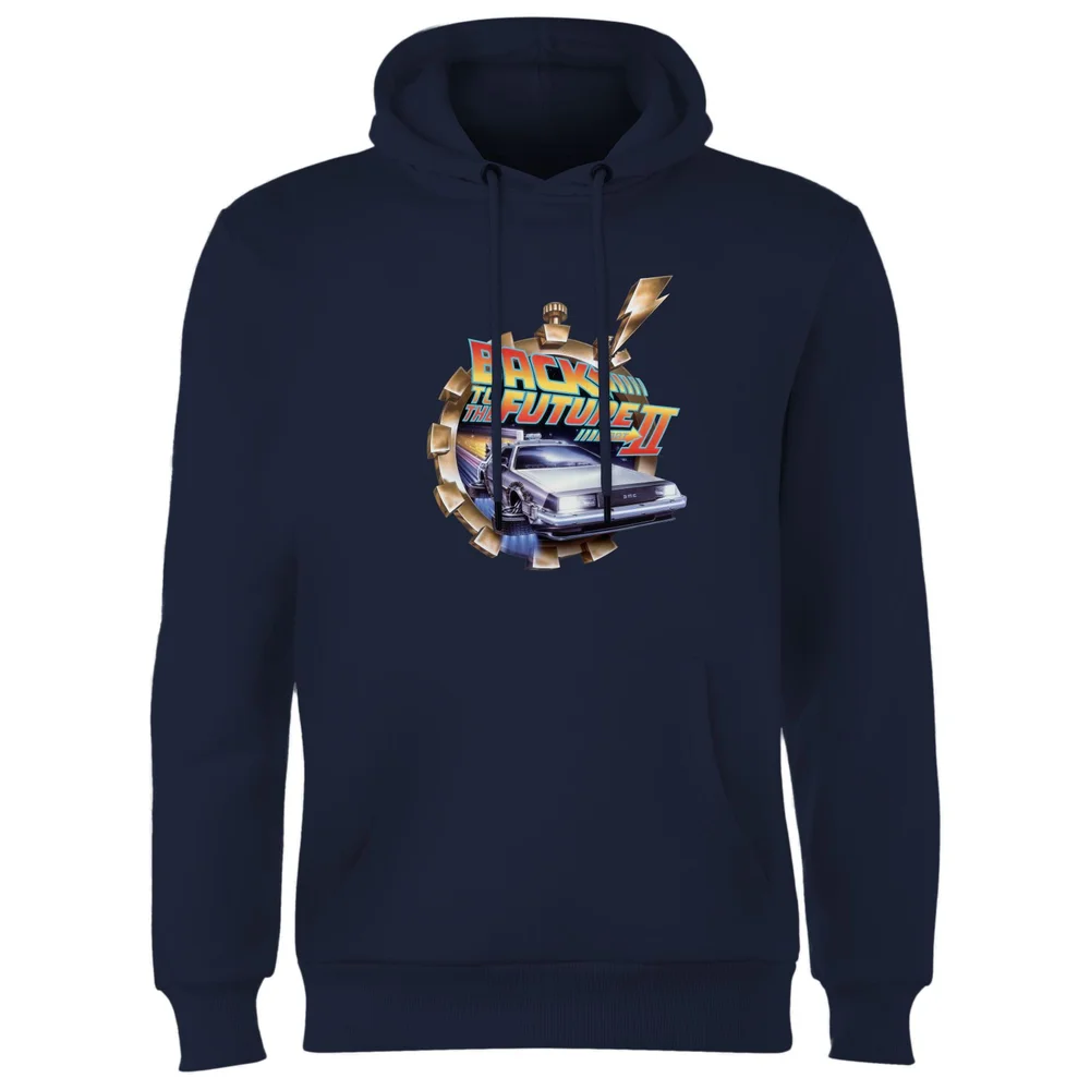 Back to the future Clockwork Hoodie - Navy - S Afbeelding 1