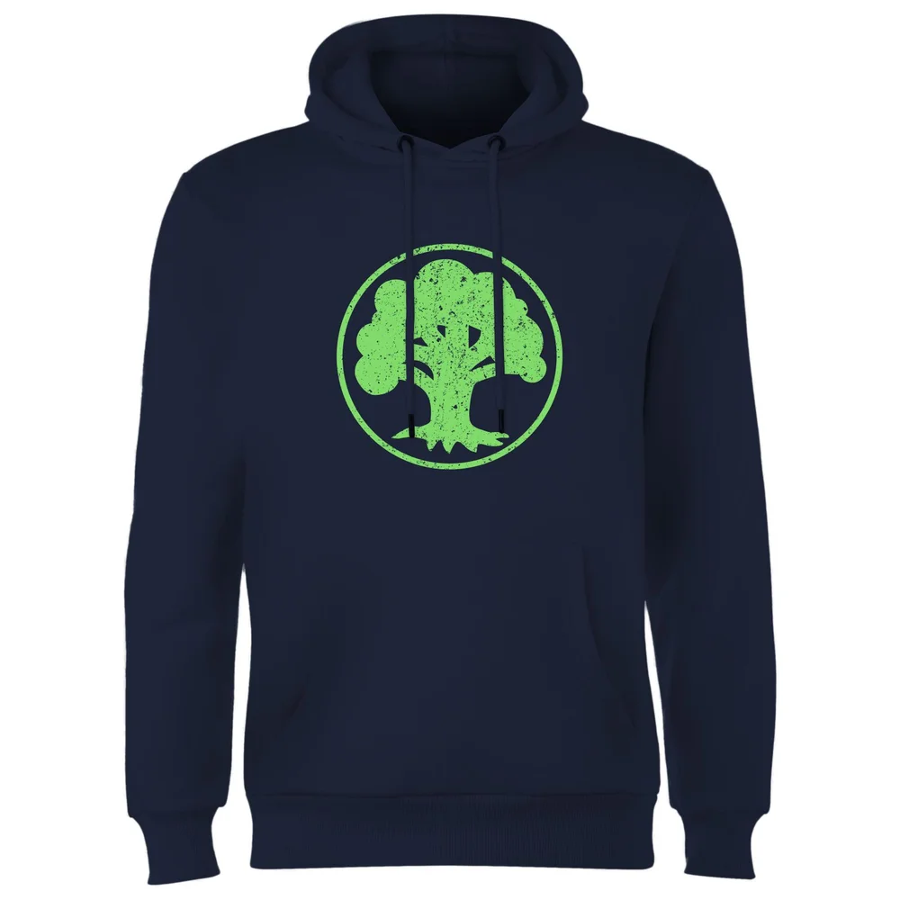 Magic the Gathering Mana Green Hoodie - Navy - S Afbeelding 1
