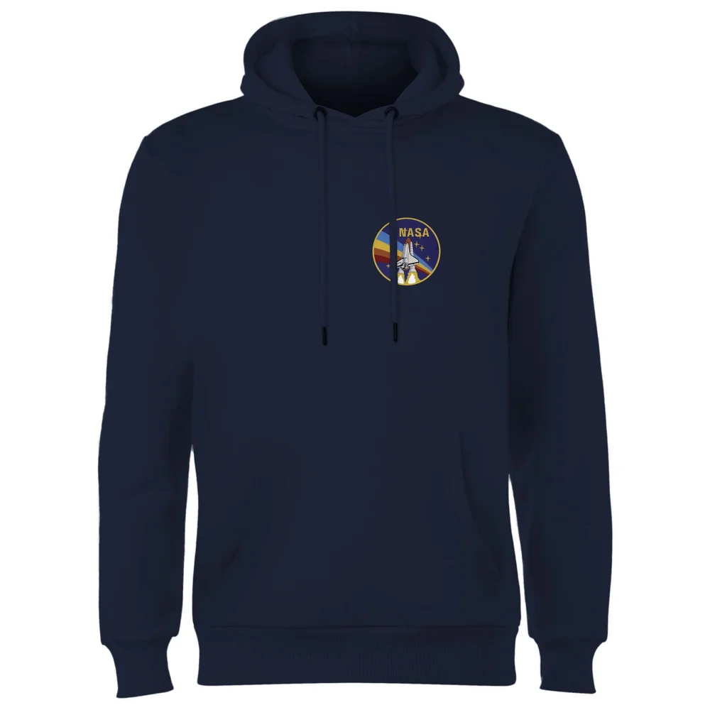 NASA Vintage Rainbow Shuttle Hoodie - Navy - S Afbeelding 1