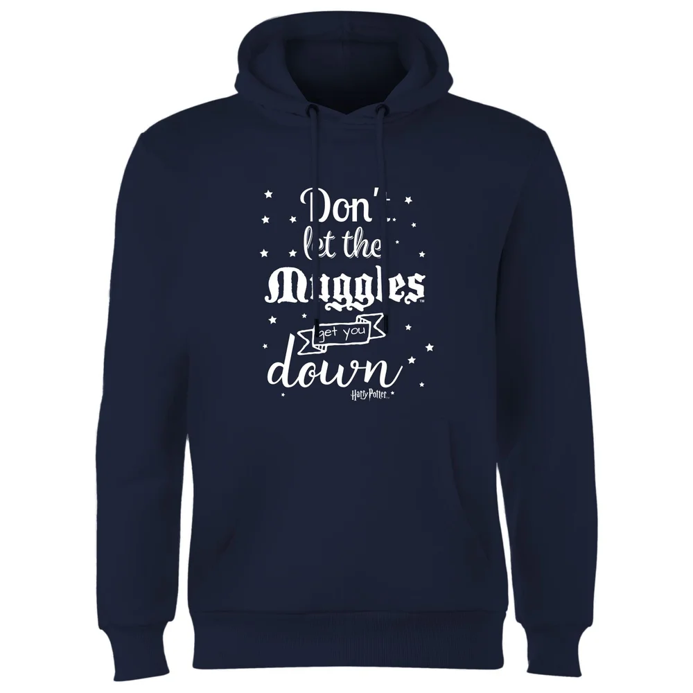 Harry Potter Don't Let The Muggles Get You Down Hoodie - Navy - S Afbeelding 1