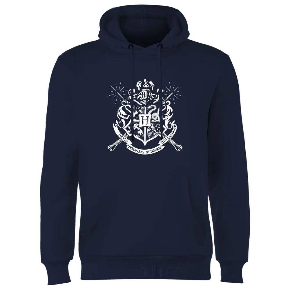 Harry Potter Hogwarts House Crest Hoodie - Navy - S Afbeelding 1