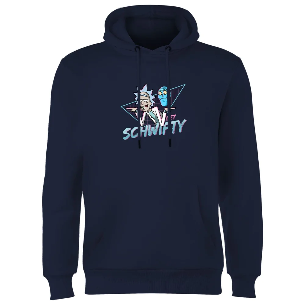 Rick and Morty Get Schwifty Hoodie - Navy - S Afbeelding 1