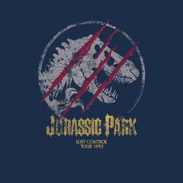 Jurassic Park Lost Control Hoodie - Navy
