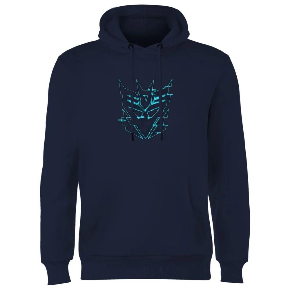 Transformers Decepticon Glitch Hoodie - Navy - S Afbeelding 1