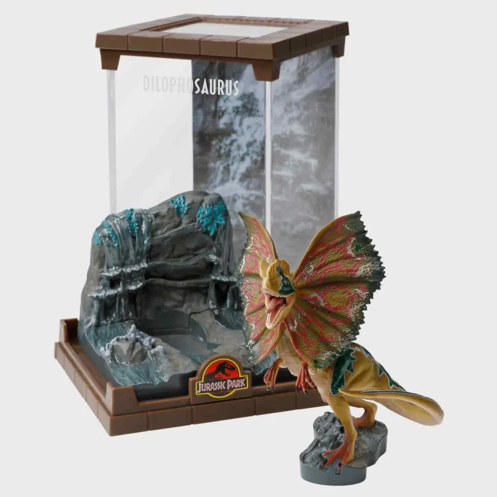 Jurassic Park Dilophosaurus Diorama Figure Afbeelding 1