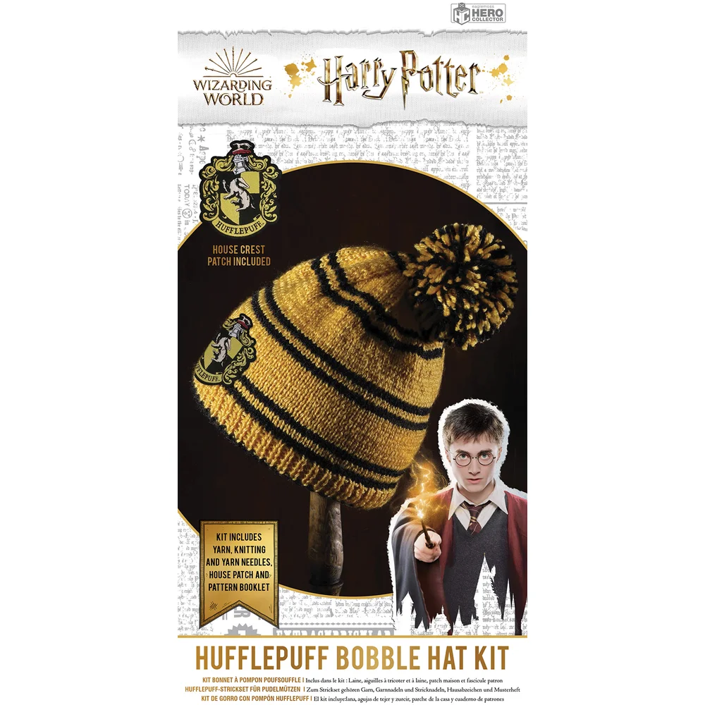 Eaglemoss Hufflepuff Beanie / Bobble Hat Afbeelding 1