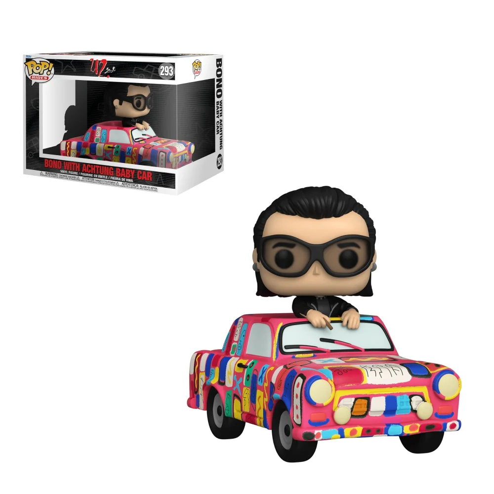 U2 ZooTV Bono with Car Funko Pop! Ride Afbeelding 1