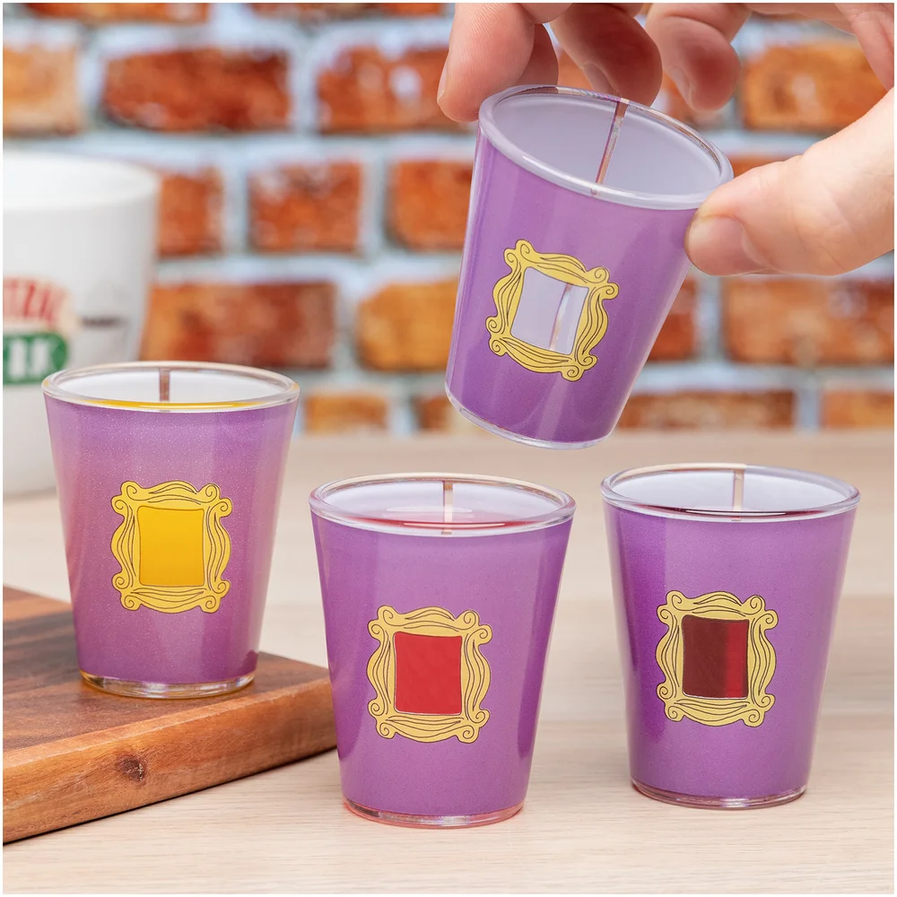 Friends Set of 4 Shot Glasses Photo Frame Afbeelding 1