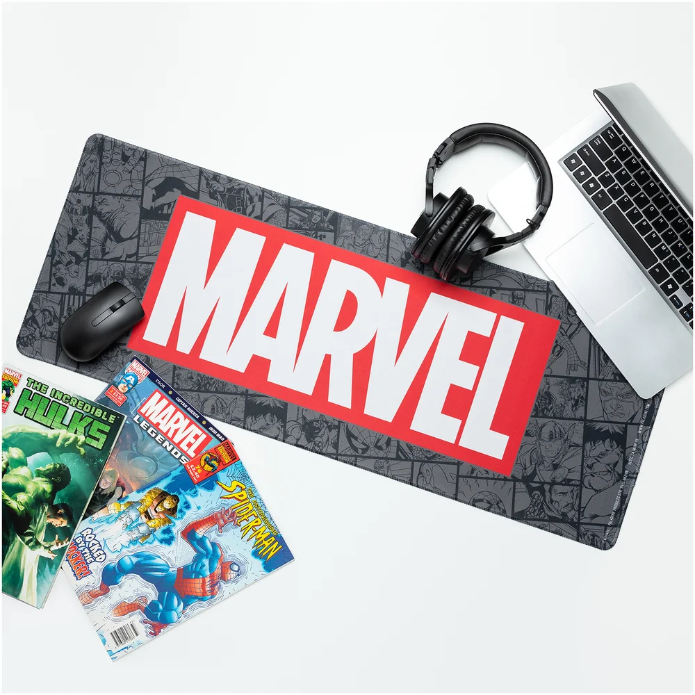Marvel Logo Desk Mat Afbeelding 1