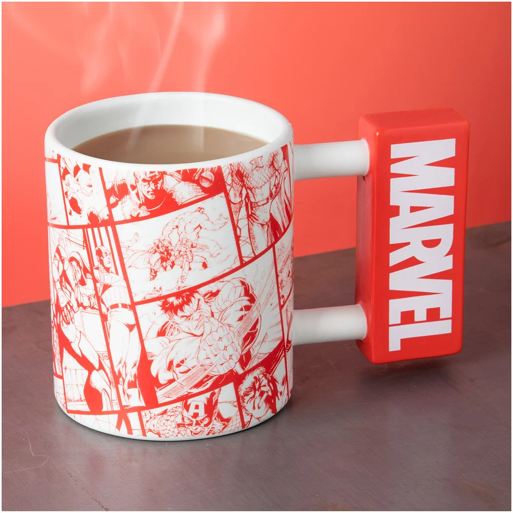 Marvel Logo Shaped Mug Afbeelding 1