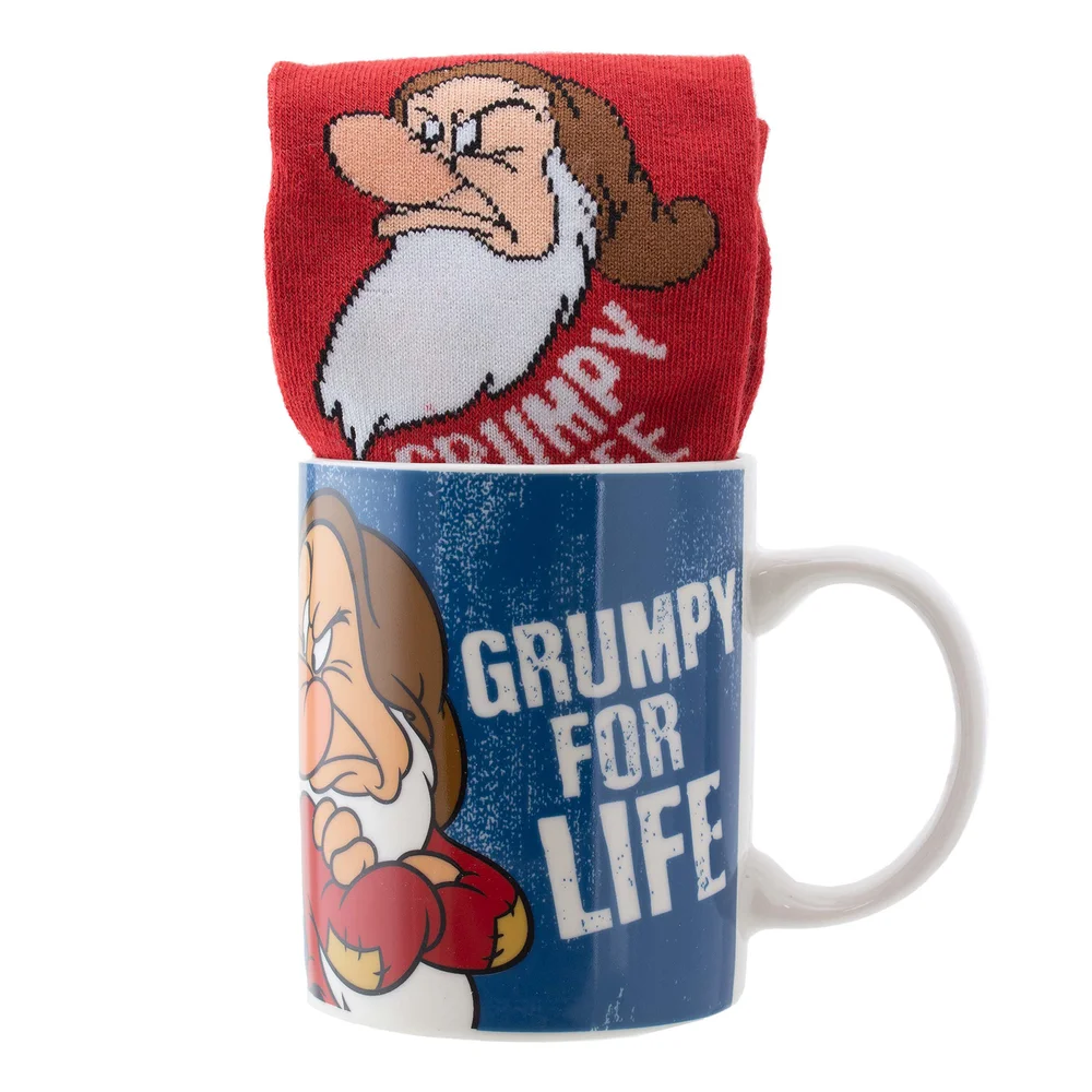 Disney Snow White - Grumpy Mug and Socks Afbeelding 1