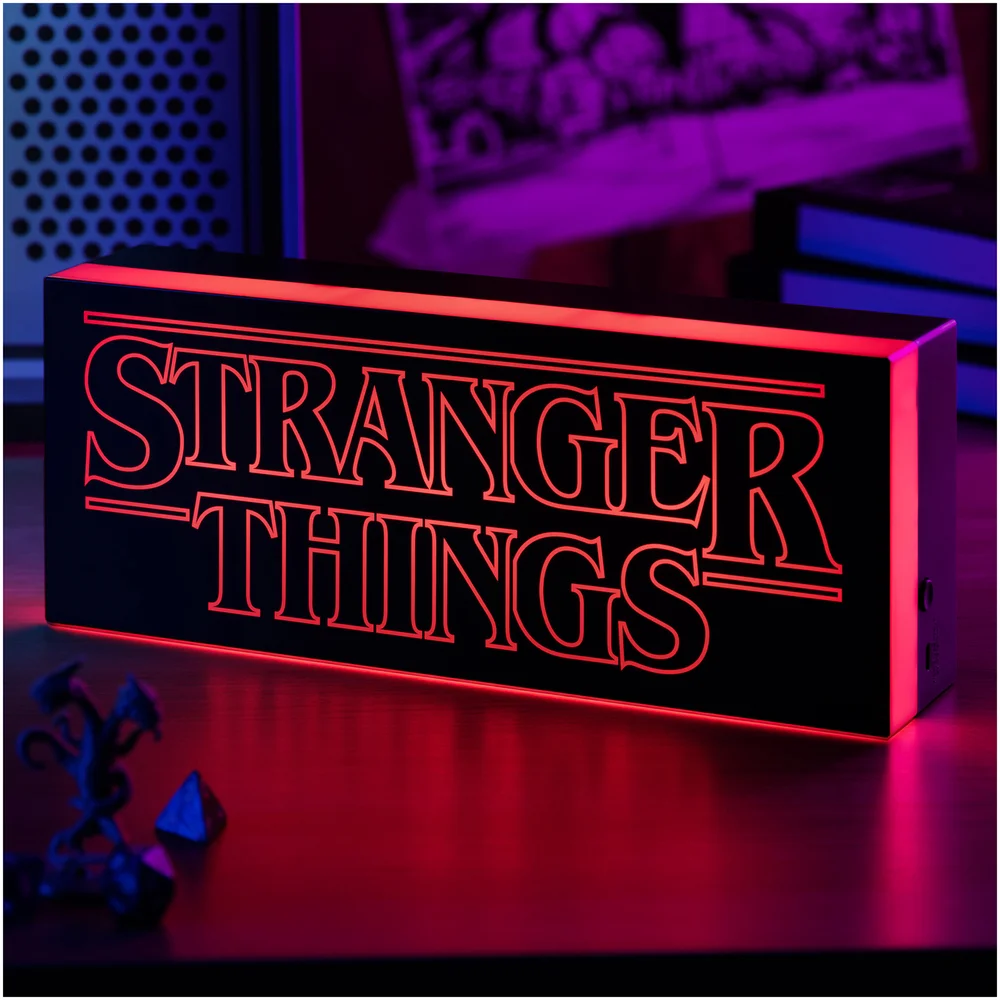 Stranger Things Logo Lamp Afbeelding 1