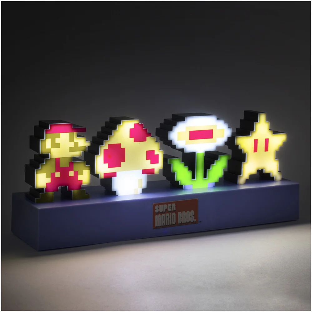 Super Mario Bros Icons Light Afbeelding 1