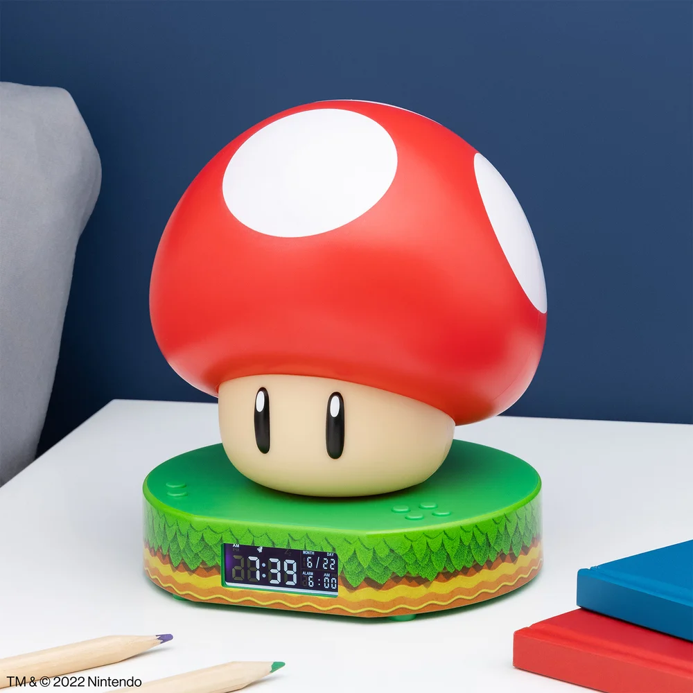 Super Mushroom Digital Alarm Clock Afbeelding 1