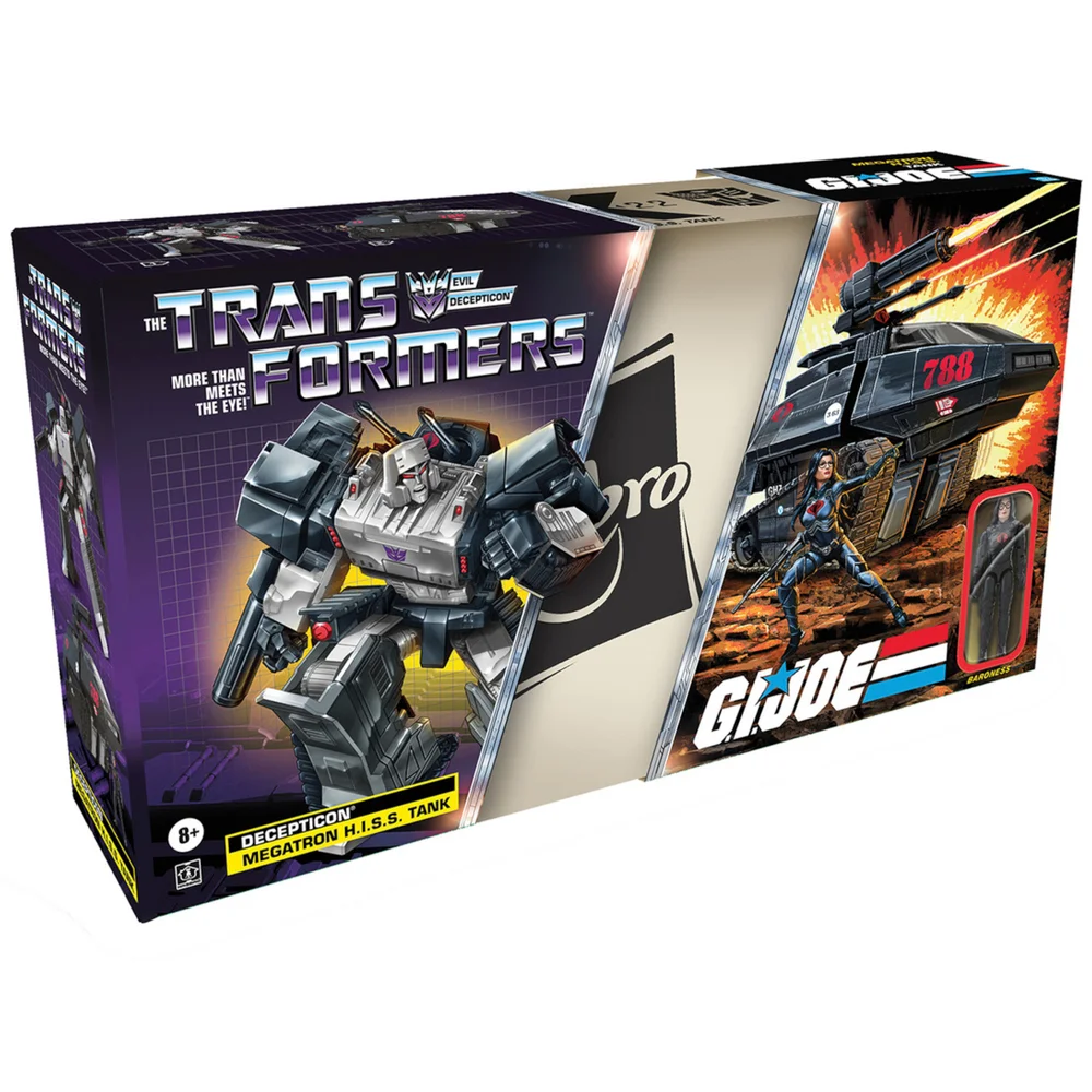 Hasbro Transformers Collaborative: G.I. Joe Mash-Up, Megatron H.I.S.S. Tank and Baroness Set Afbeelding 1
