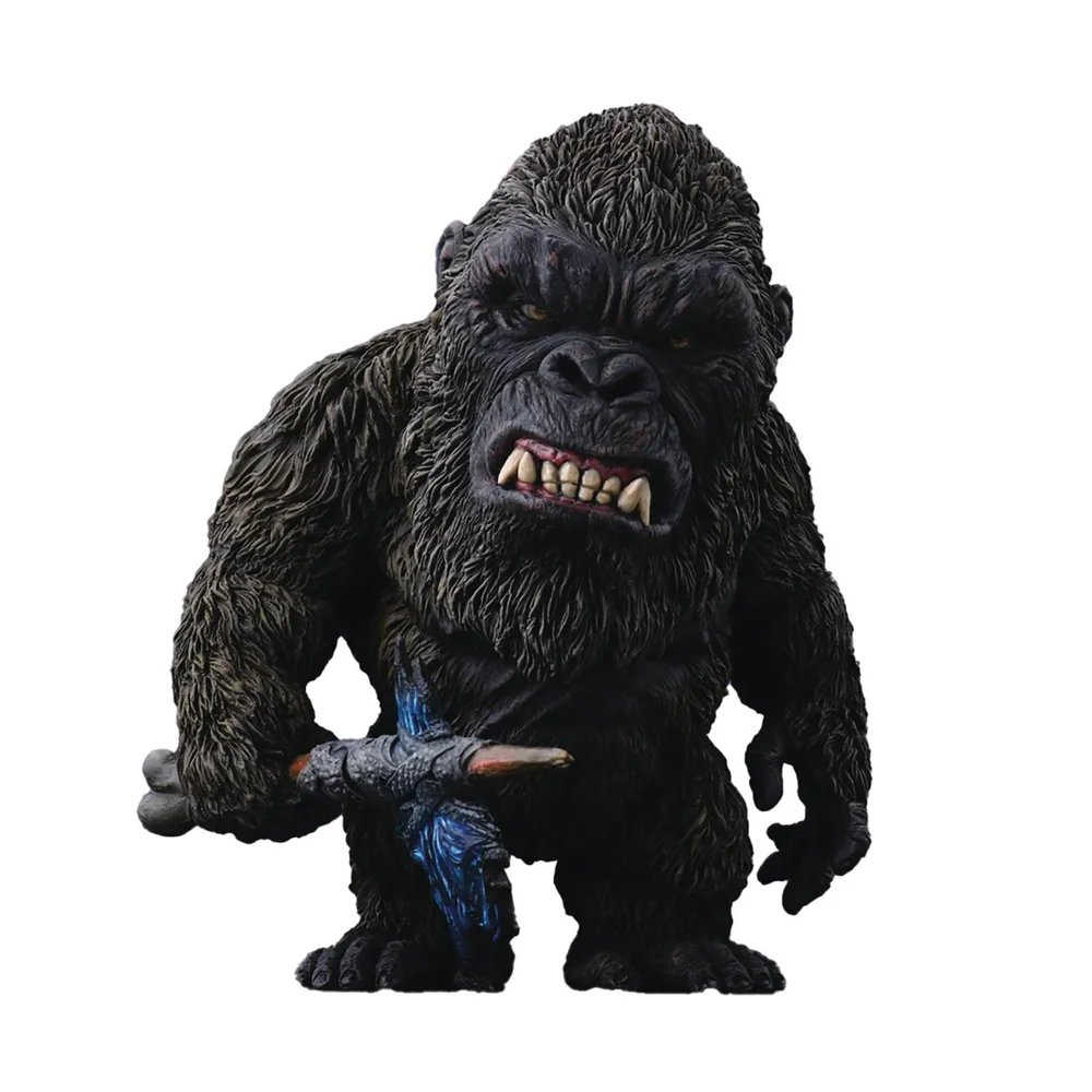 X-Plus DefoReal Series Godzilla Vs. Kong Soft Vinyl Figure - Kong (2021) Afbeelding 1
