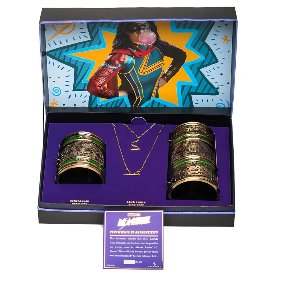 Ms Marvel Kamala Khan Bracelets and Pendants Replica Set - Zavvi UK Exclusive (Only 100 Available) Afbeelding 1