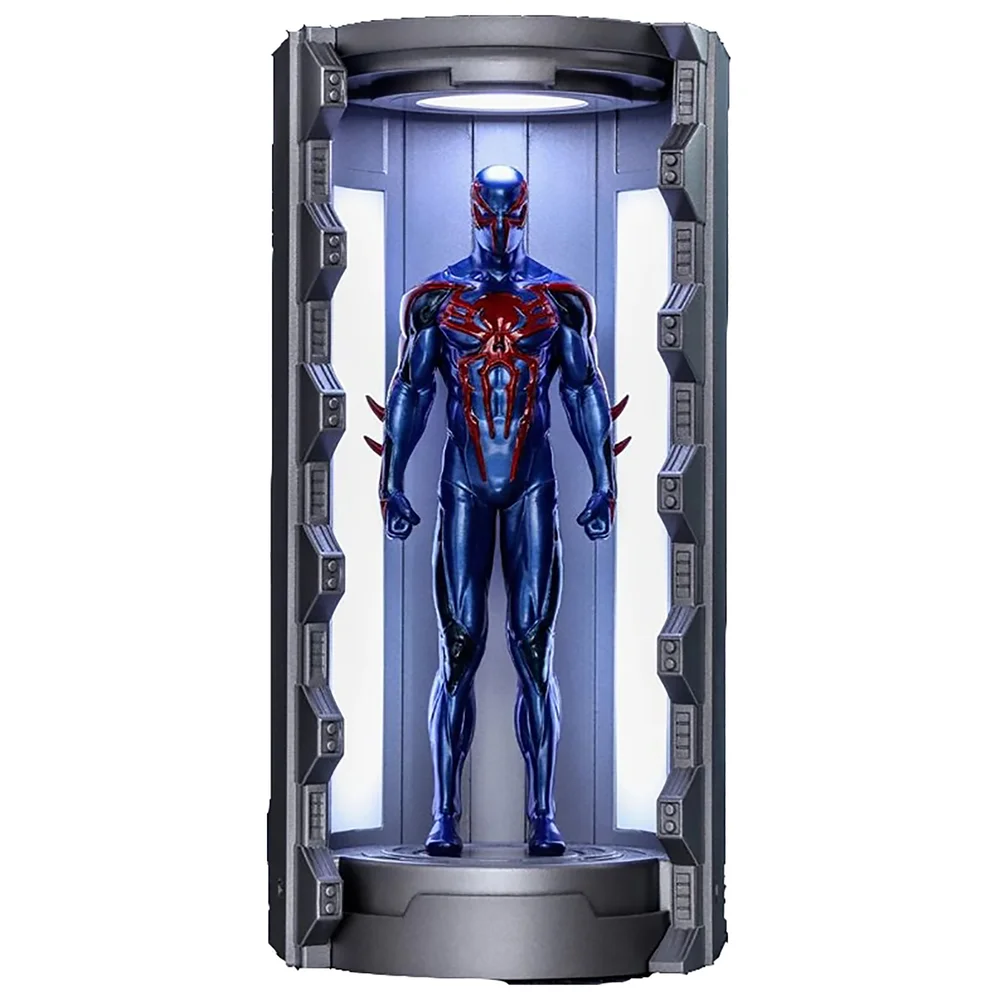 Hot Toys Marvel's Spider-Man 2099 Black Suit with Spider-Man Armory Video Game Masterpiece Compact Miniature Figure Afbeelding 1