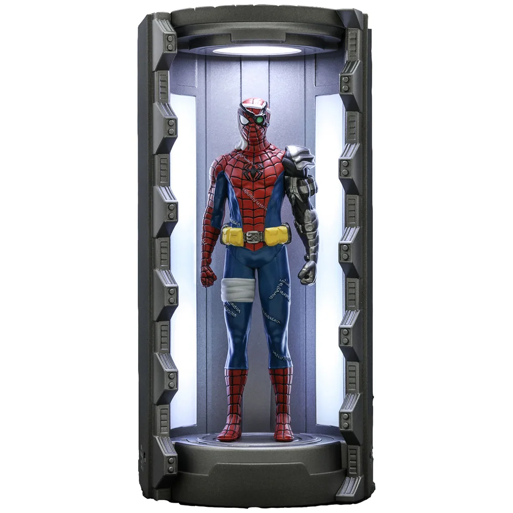 Hot Toys Marvel's Spider-Man Cyborg Suit with Spider-Man Armory Video Game Masterpiece Compact Miniature Figure Afbeelding 1