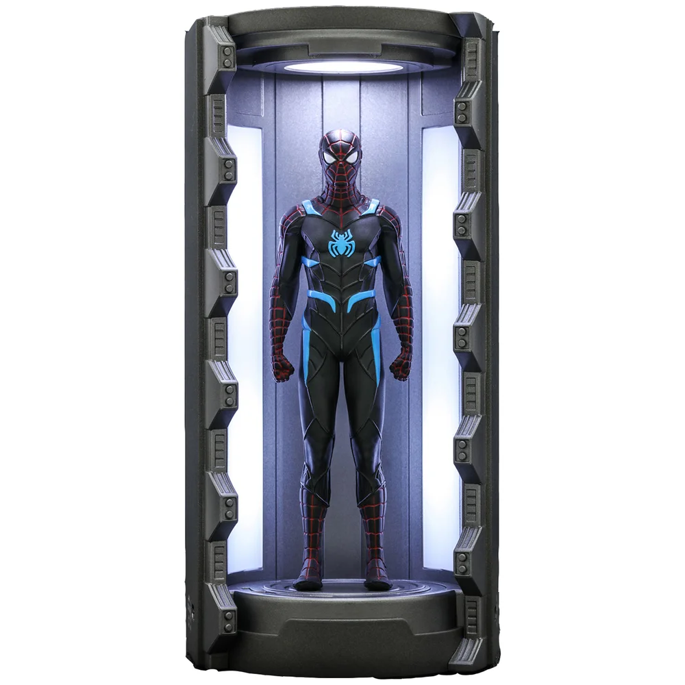 Hot Toys Marvel's Spider-Man Secret War Suit with Spider-Man Armory Video Game Masterpiece Compact Miniature Figure Afbeelding 1