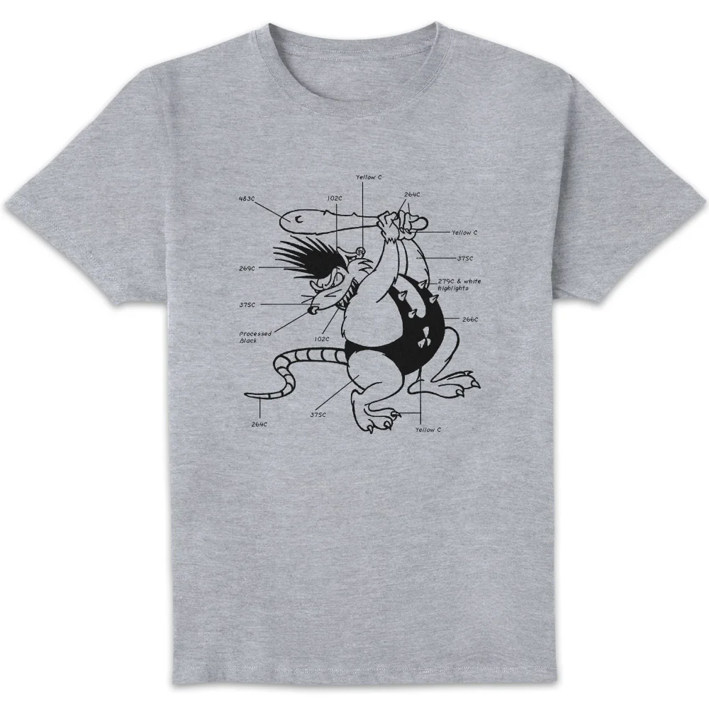 Battletoads Classic Year of the Rat Unisex T-Shirt - Grey - S Afbeelding 1