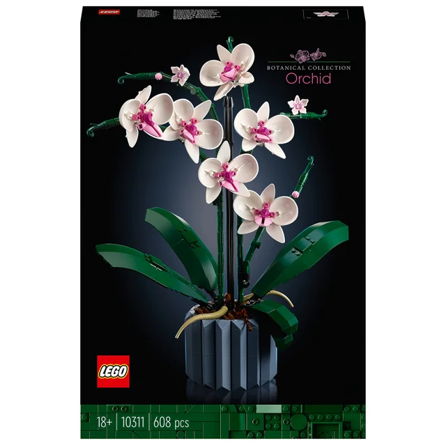 LEGO 10311 Orchidee Modelbouw Set voor Volwassenen, Bouwpakket voor Creatieve Hobby's, met Decoratieve Planten voor in Huis