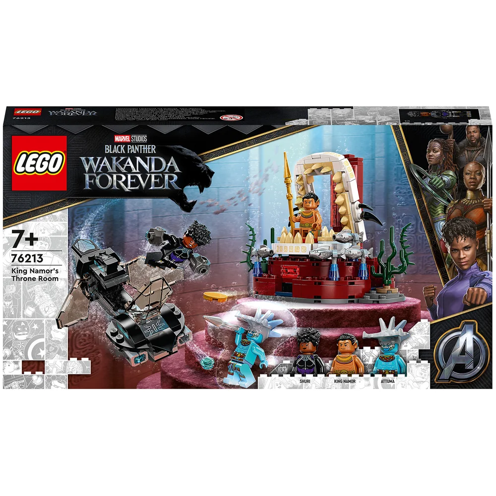 LEGO Marvel King Namor’s Throne Room Black Panther Set (76213) Afbeelding 1