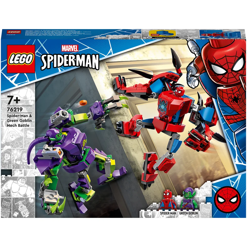 LEGO Marvel Spider-Man & Green Goblin Mech Battle Set (76219) Afbeelding 1