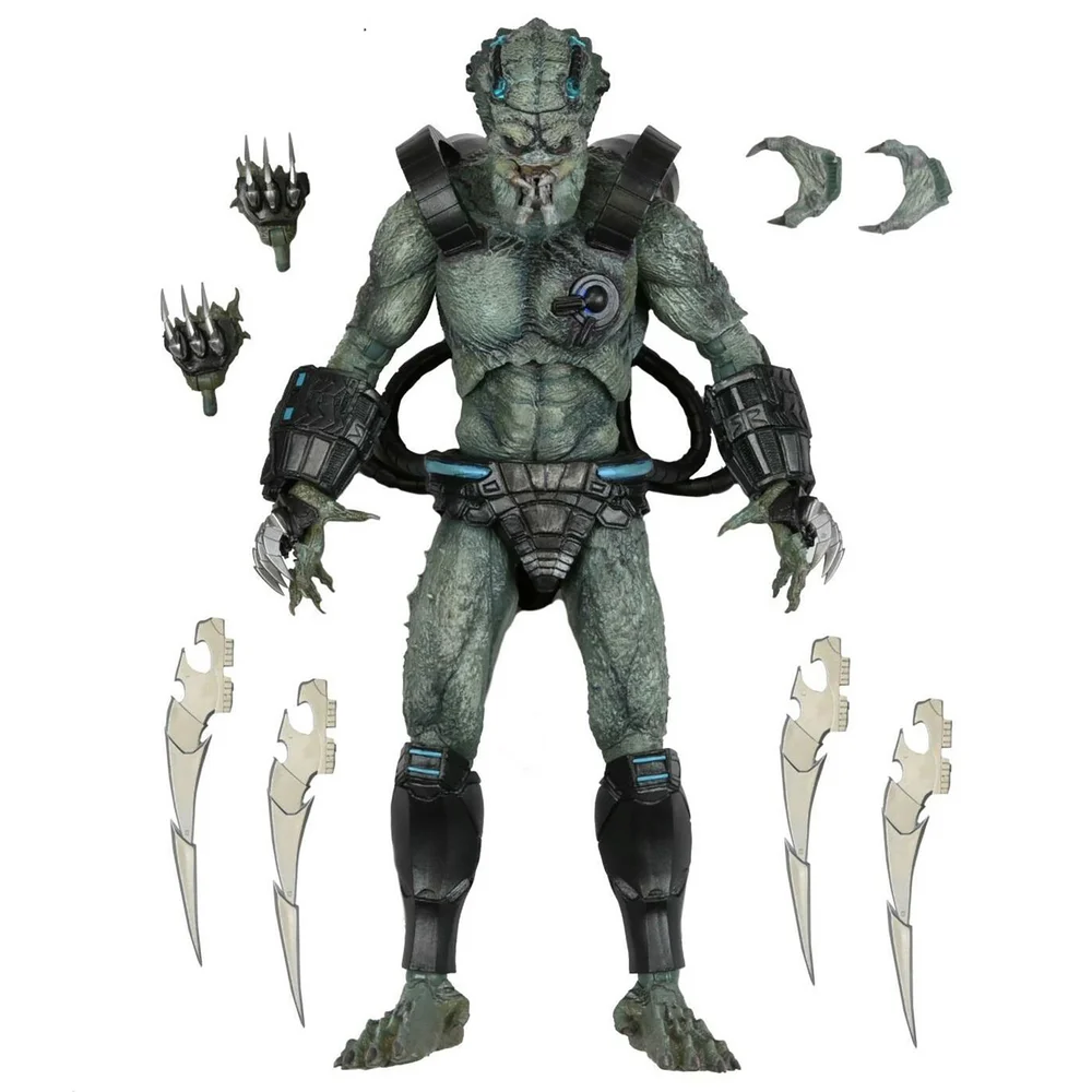 NECA Predator Concrete Jungle Deluxe Heart Stone Predator Ultimate 7 Inch Action Figure Afbeelding 1