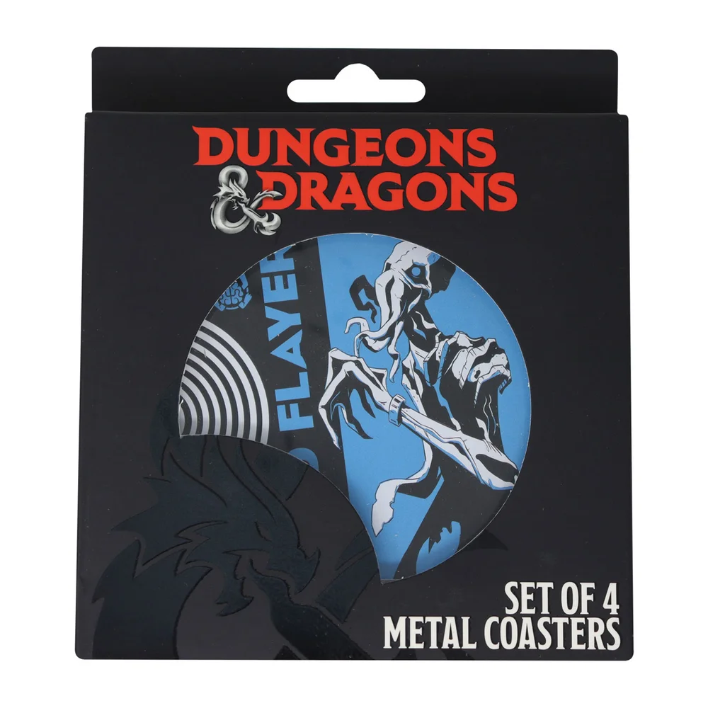 Fanattik Dungeons & Dragons Metal Coaster Set Afbeelding 1