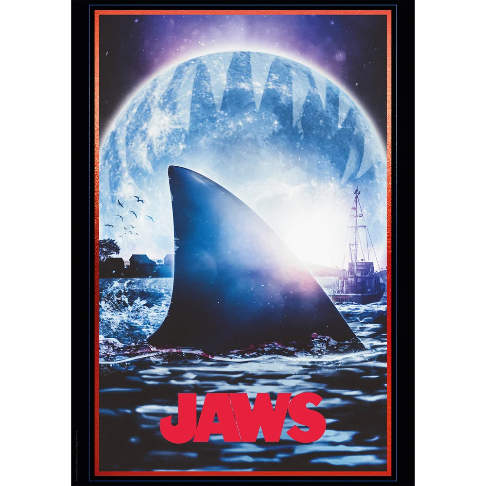 Fanattik Jaws Limited Edition Art Print Afbeelding 1