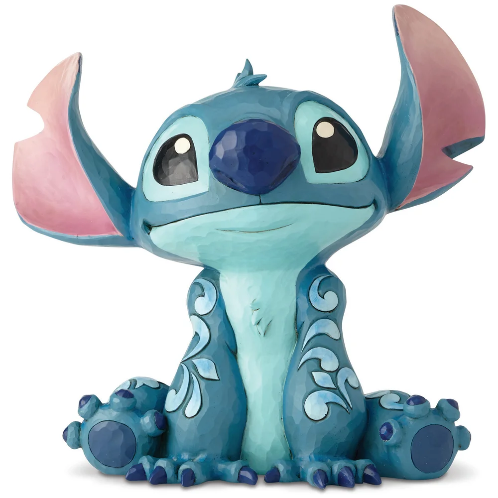 Disney Traditions 'Big Trouble' Stitch Statement Figurine Afbeelding 1