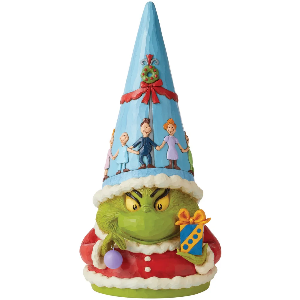 The Grinch Dr.Seuss by Jim Shore Grinch Gnome Statue Afbeelding 1