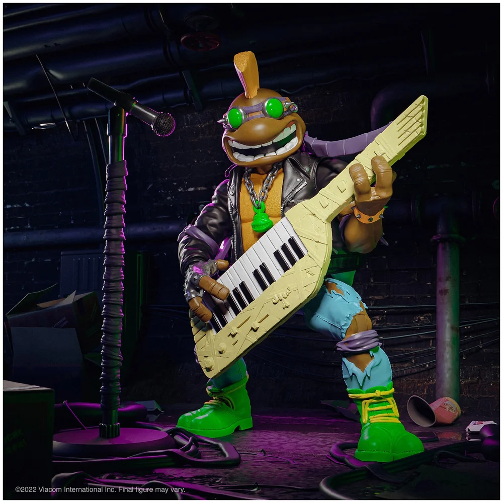 Super7 Teenage Mutant Ninja Turtles Ultimates! Figure - Punker Donatello Afbeelding 1