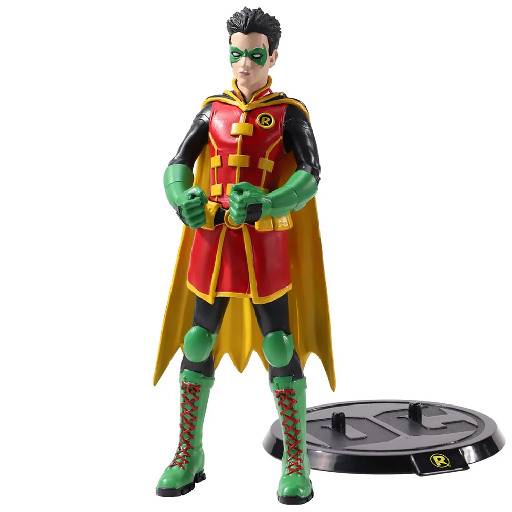 Noble Collection DC Comics Robin BendyFig 7 Inch Action Figure Afbeelding 1
