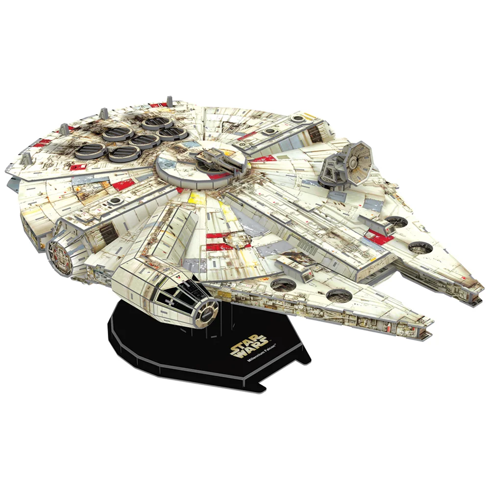 Star Wars Millennium Falcon Paper Core 3D Puzzle Model Afbeelding 1