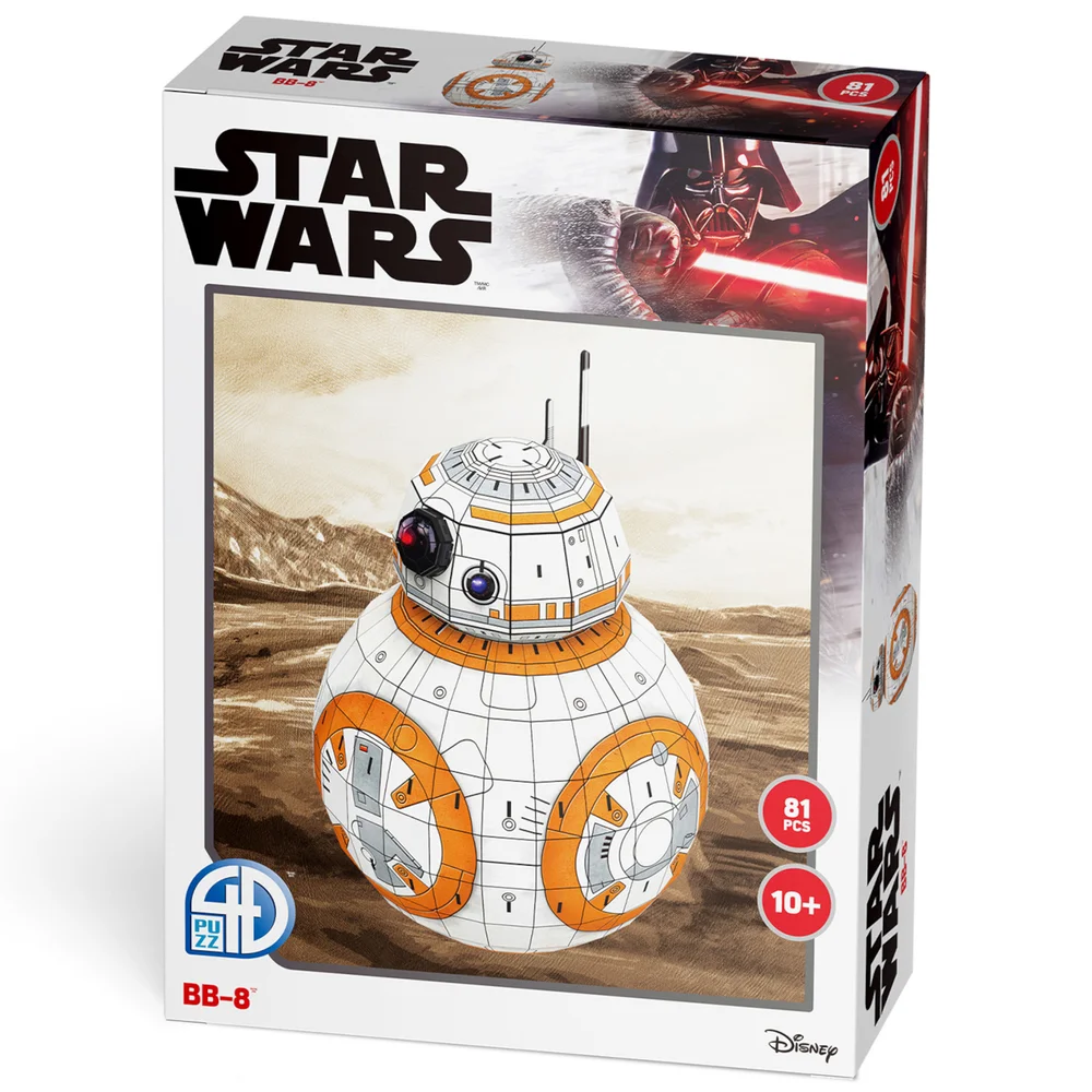 Star Wars BB-8 Paper Core 3D Puzzle Model Afbeelding 1