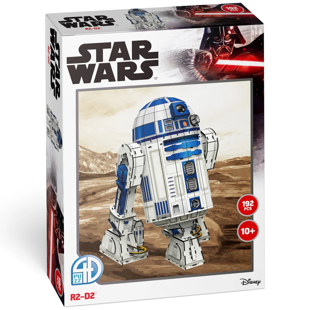 Star Wars R2-D2 Paper Core 3D Puzzle Model Afbeelding 1
