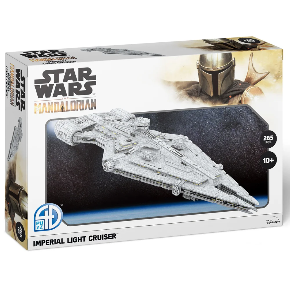 Star Wars: The Mandalorian Imperial Light Cruiser Paper Core 3D Puzzle Model Afbeelding 1