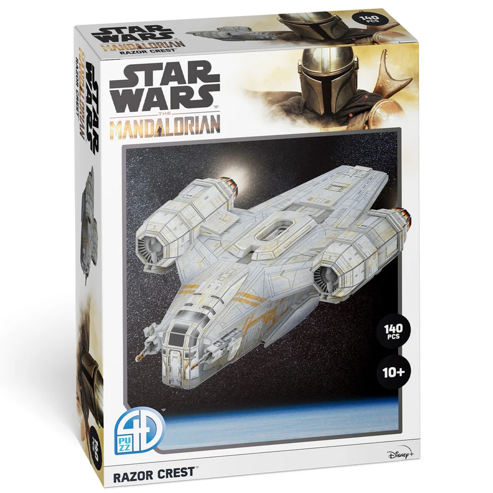 Star Wars: The Mandalorian Razor Crest Paper Core 3D Puzzle Model Afbeelding 1