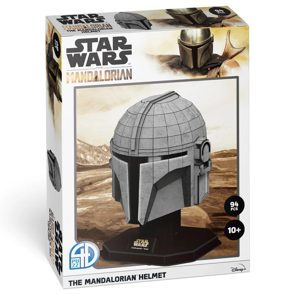 Star Wars: The Book of Boba Fett The Mandalorian's Helmet Paper Core 3D Puzzle Model Afbeelding 1