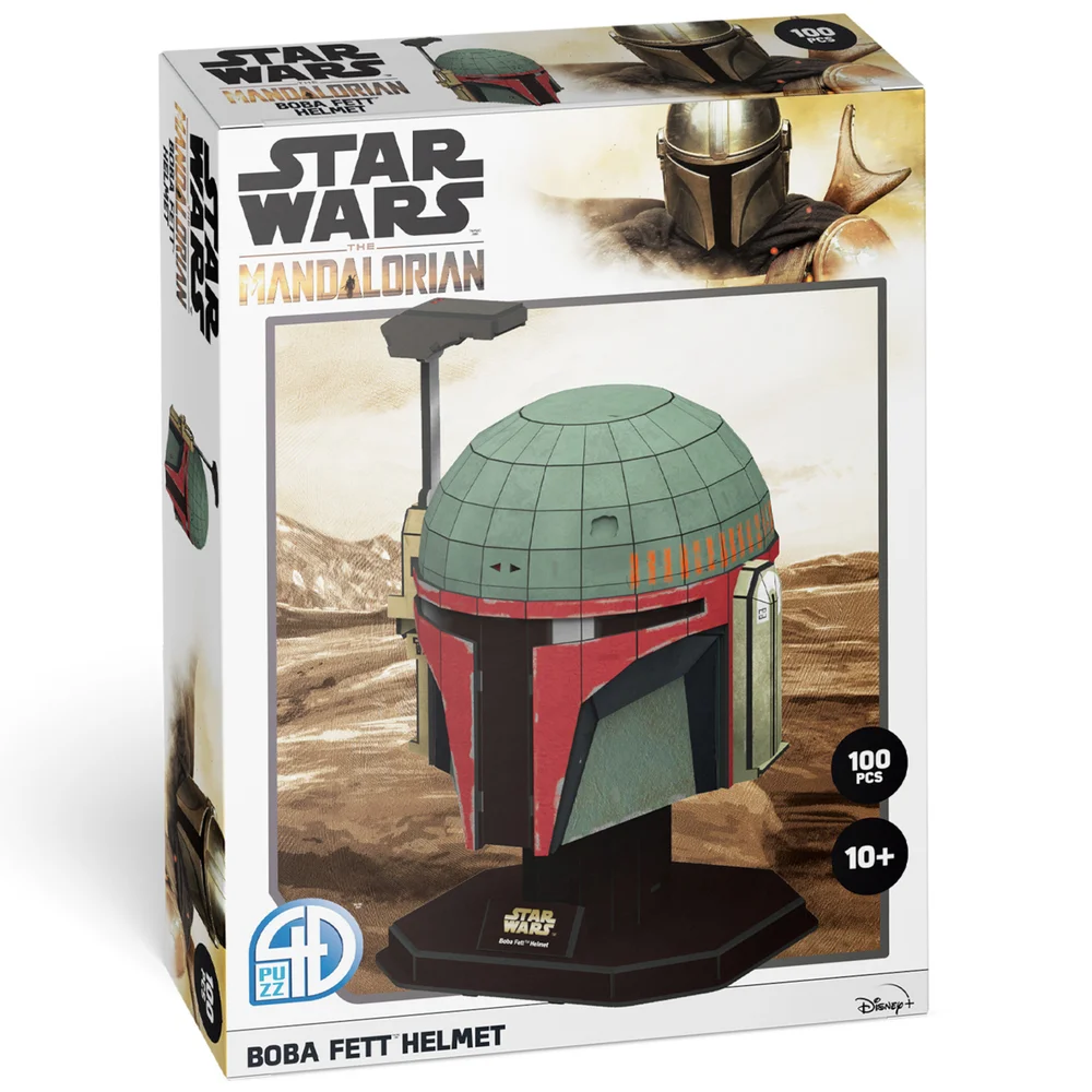 Star Wars: The Book of Boba Fett Boba Fett's Helmet Paper Core 3D Puzzle Model Afbeelding 1
