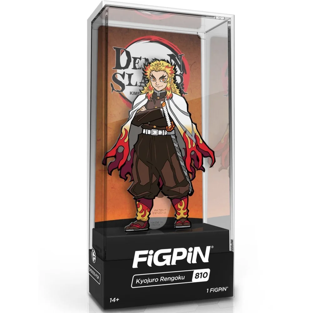 FiGPiN Demon Slayer 3" Enamel Pin - Kyojuro Rengoku Afbeelding 1