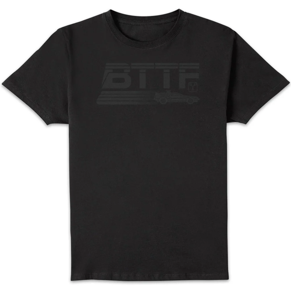 Back To The Future Monochrome Men's T-Shirt - Black - S Afbeelding 1