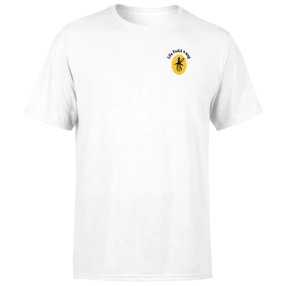 Jurassic Park Amber Sample Embroidered Men's T-Shirt - White - S Afbeelding 1