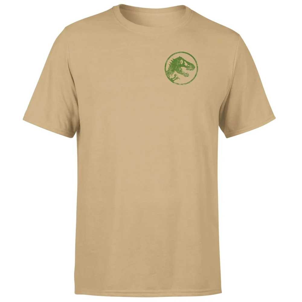 Jurassic Park Into The Wild Unisex T-Shirt - Tan - S Afbeelding 1